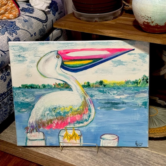 NEW Hand Painted 20x16 Nautical Canvas